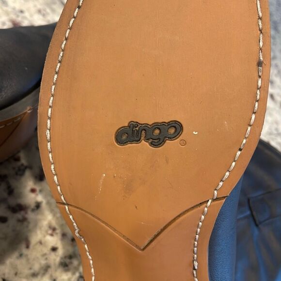 Dingo Mens Amsterdam Slouch Leather Western Cowboy Boots Black Size 9 NWT - Picture 9 of 9